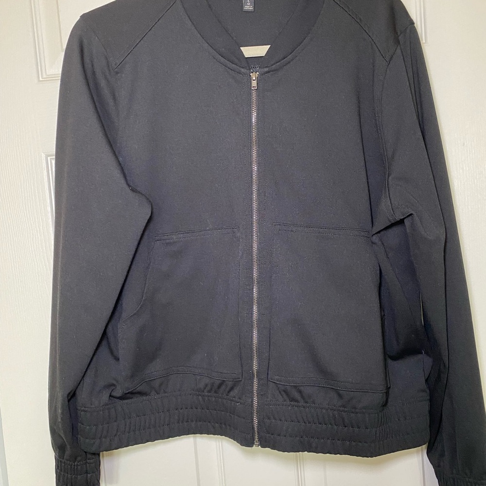 Banana Republic Black Bomber Jacket